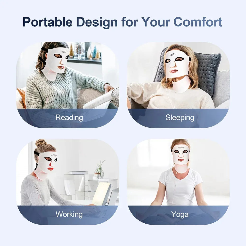 Masque LED Anti-Âge Visage et Cou