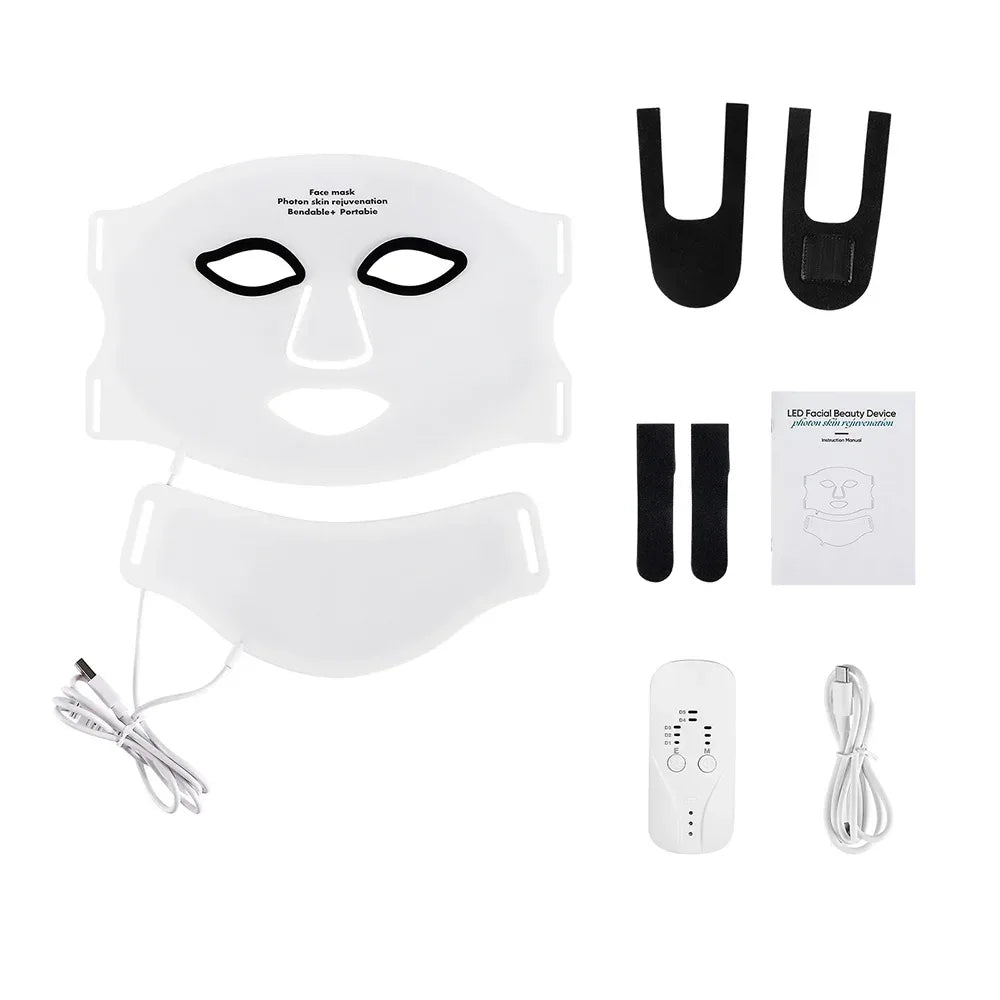 Masque LED Anti-Âge Visage et Cou