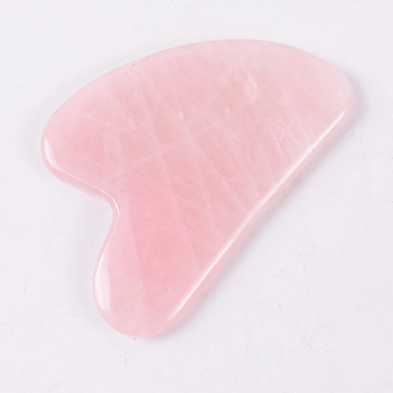 Coffret Rouleau & Gua Sha en Quartz Rose Naturel